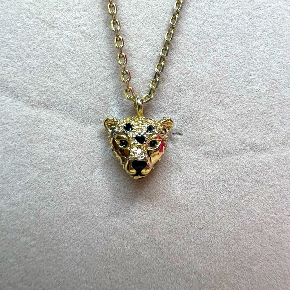 Kate Spade ♠️ Cheetah Pendent Necklace - Picture 2 of 6